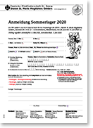 Anmeldung 2020
