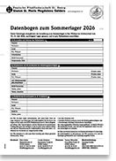 Anmeldung 2026 Daten- und Arztbogen